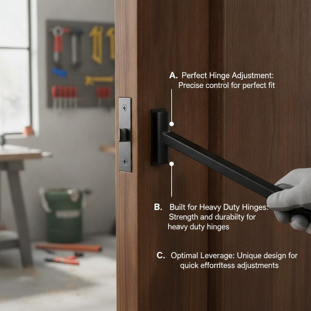 Home Security Project - Heavy Duty Door Hinge Adjustment Tool
