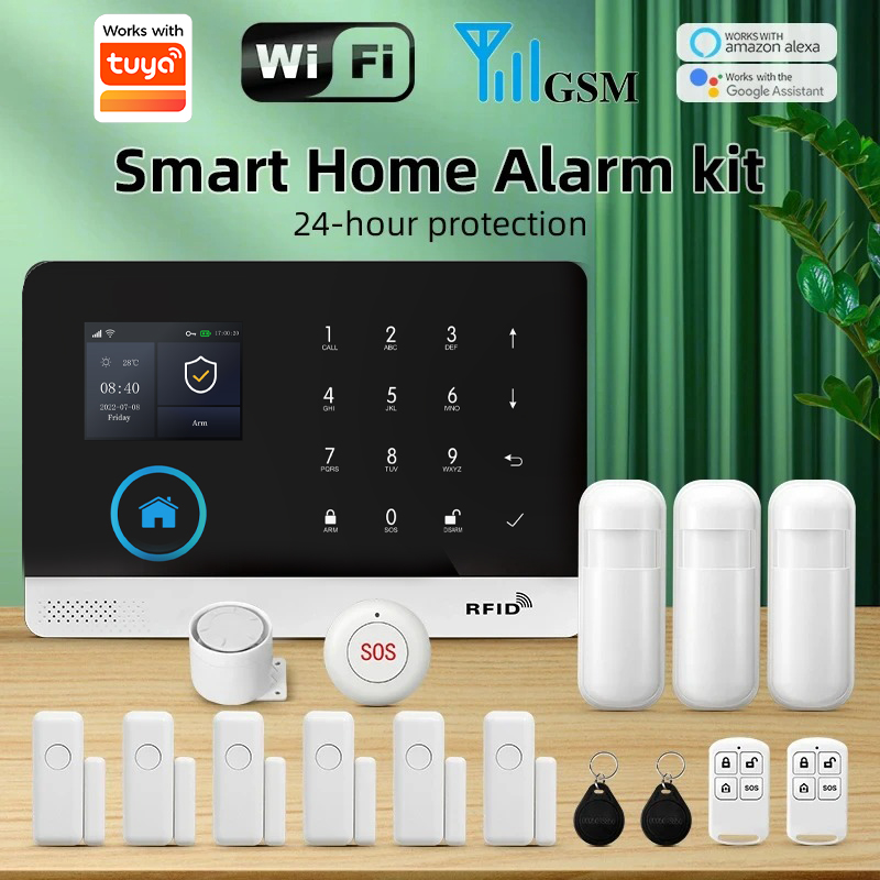 Home Security Diy - PGST WIFI GSM Smart Home Security
