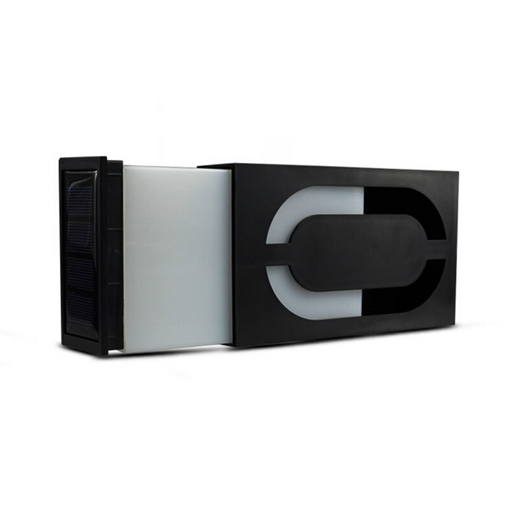Home Security Number - Solar Powered Digital Doorplate Light Number