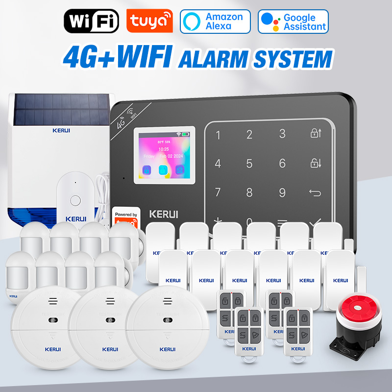 Home Security Diy - KERUI GSM 4G WiFi Alarm Security