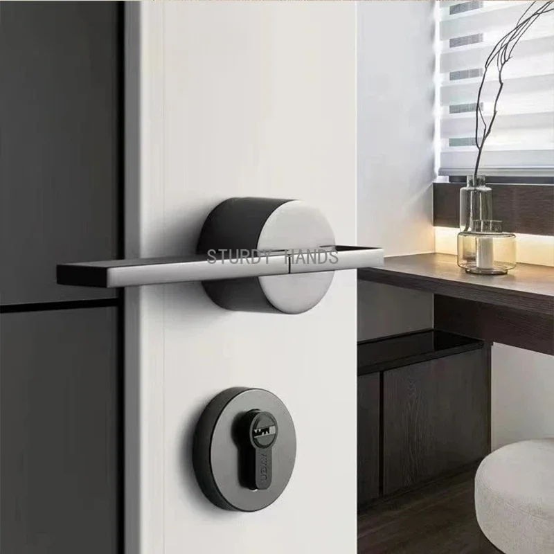 Zinc alloy indoor key lock mod - Home Security Door Lock review and price