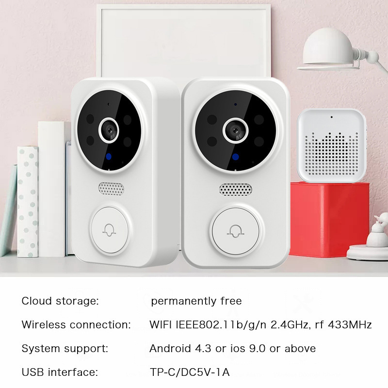 Tuya WIFI Doorbell Smart Home  - Home Security Video Cameras review and price
