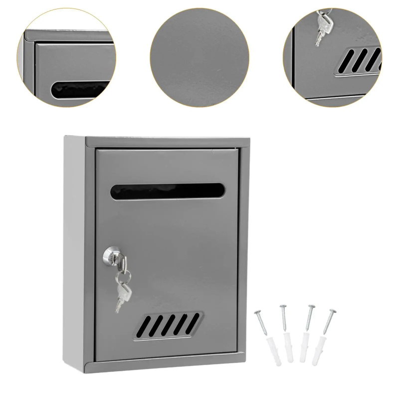 Wall‑Mounted Lockable Mail Rec - Home Security Number review and price