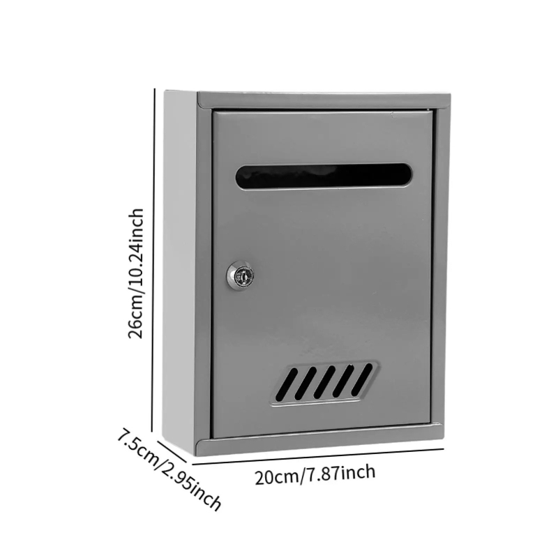 Wall‑Mounted Lockable Mail Rec - Home Security Number review and price