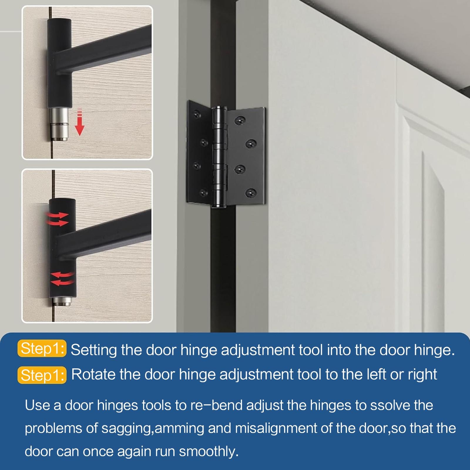 Heavy Duty Door Hinge Adjustme - Home Security Project review and price