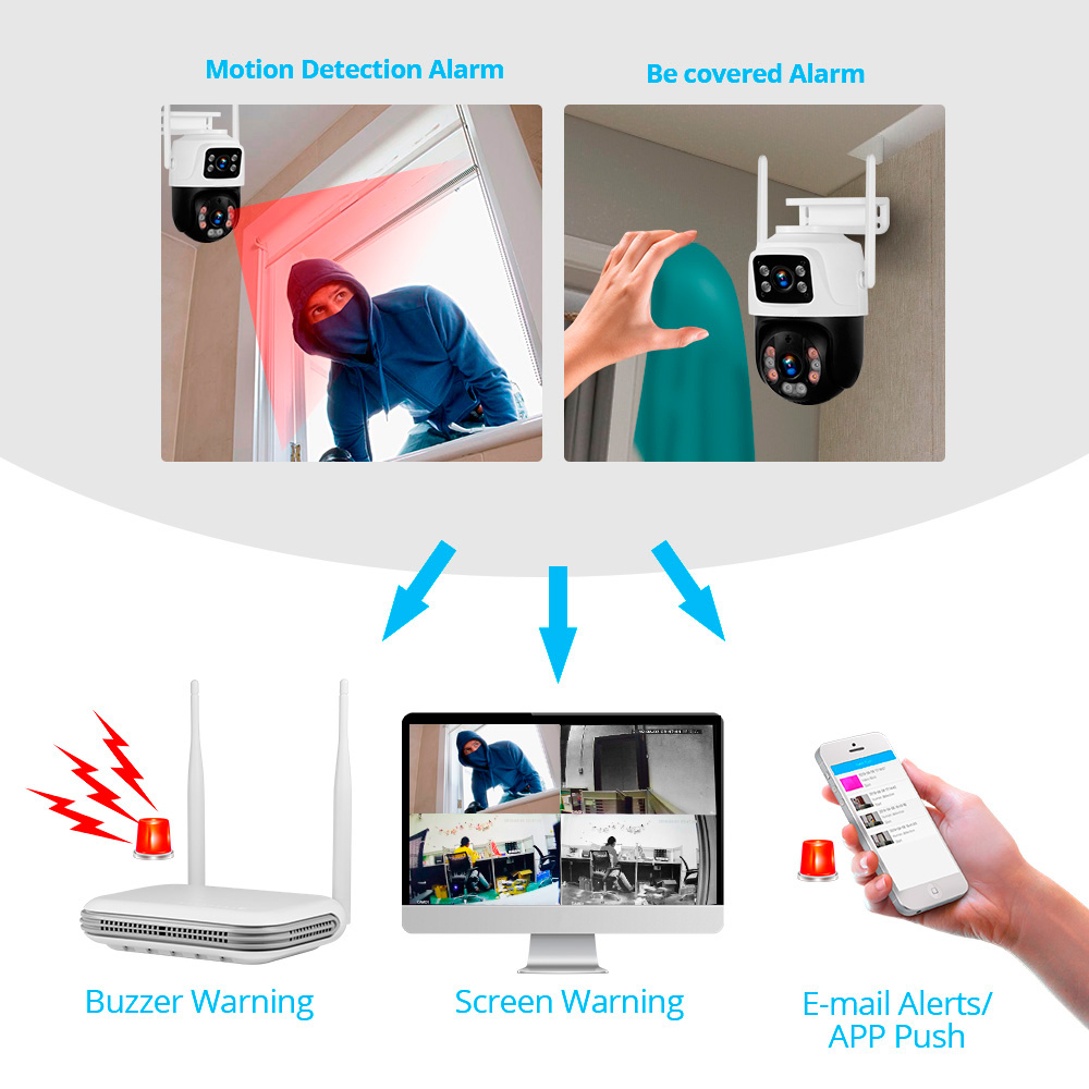 KERUI Waterproof 6MP HD Wirele - Home Security Video Cameras review and price