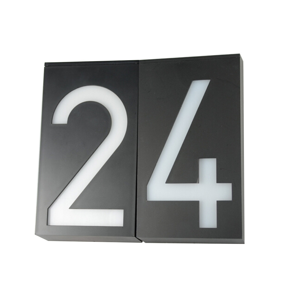 6 Leds Solar Number Doorplate  - Home Security Number review and price