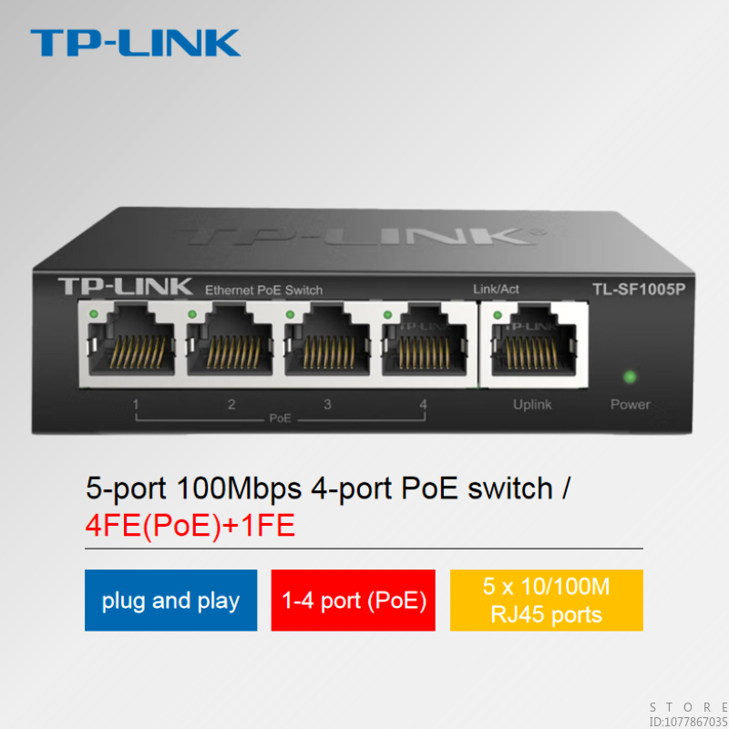 TP-LINK 5-port 100M 4-port POE - Home Security Tp Link review and price