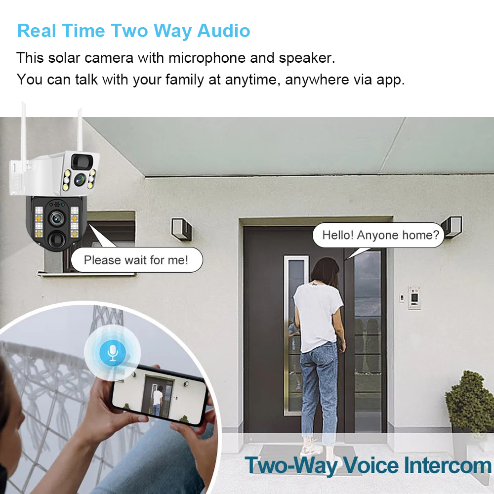 WiFi/4G Solar Camera IP CCTV S - Home Security Video Cameras review and price