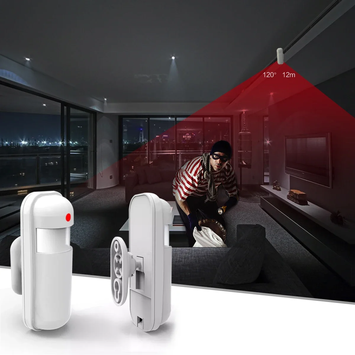 433MHz Motion Sensor Wireless  - Home Security Diy review and price