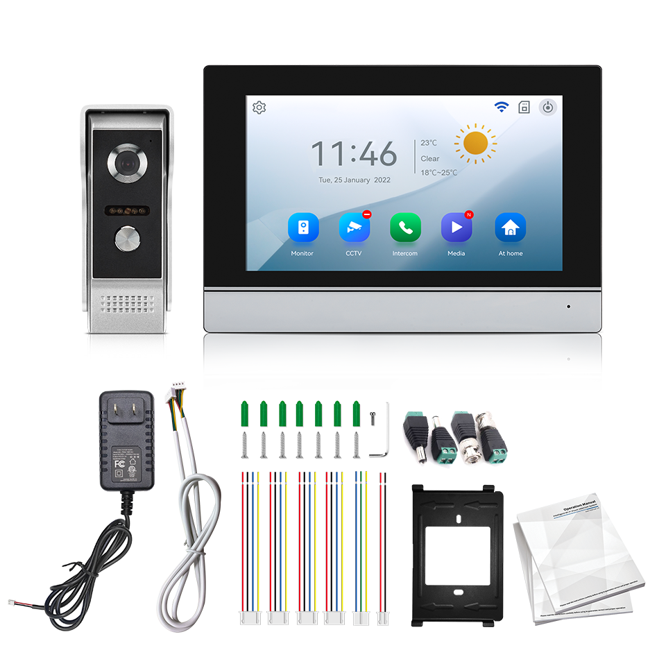 7Inch IPS Screen 2MP  Tuya Rem - Home Security Video Cameras review and price