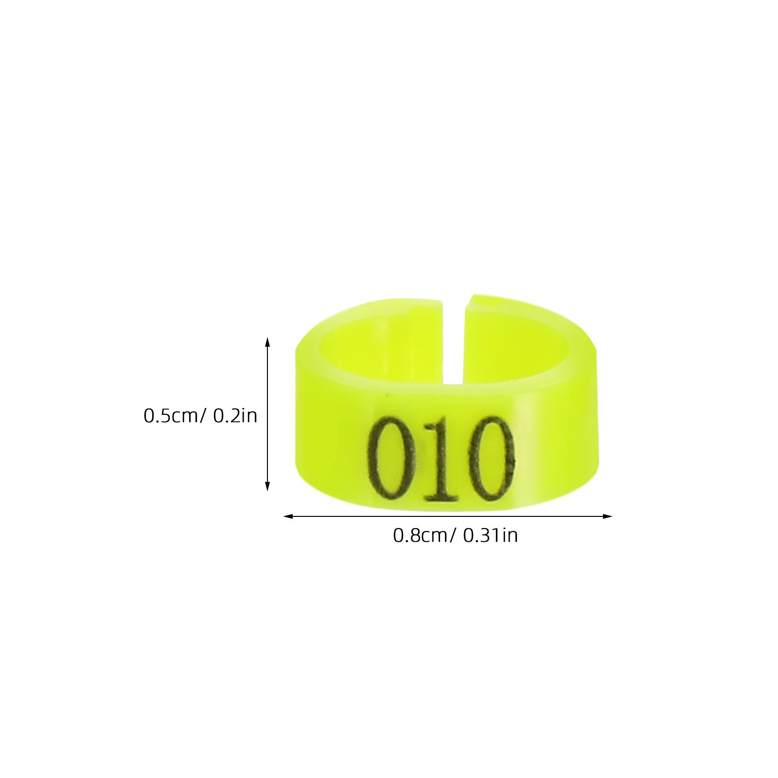 100Pcs Chicken Leg Bands 8Mm I - Home Security Number review and price