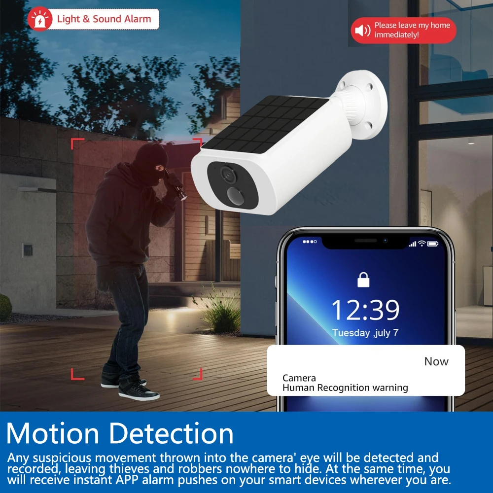 Tuya 5MP Solar Security Camera - Home Security Video Cameras review and price