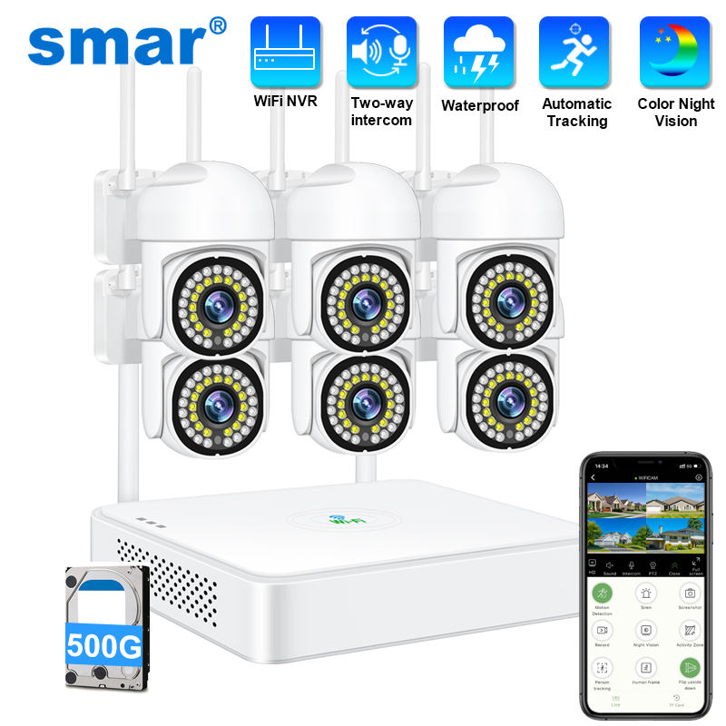 Smar 3MP Wireless CCTV Securit - Home Security Video Cameras review and price