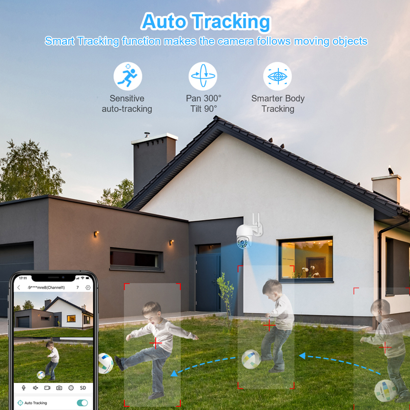 Smar 3MP Wireless CCTV Securit - Home Security Video Cameras review and price