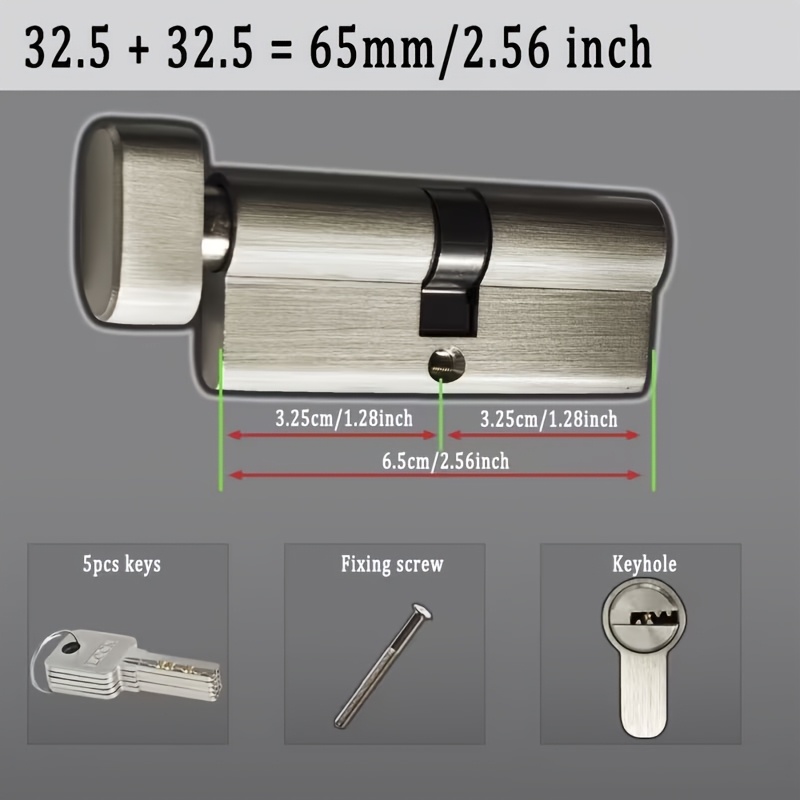 1Pc European Standard All-Copp - Home Security Door Lock review and price