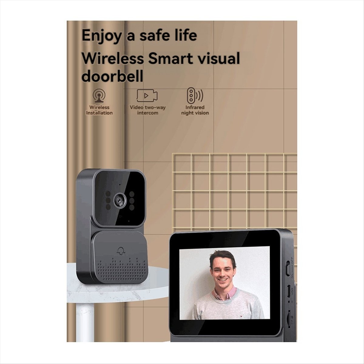 AU47-Doorbell Video Intercom C - Home Security Video Cameras review and price